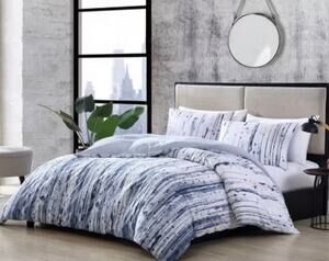 City Scene King Sokal Comforter & Sham Set Indigo Blue